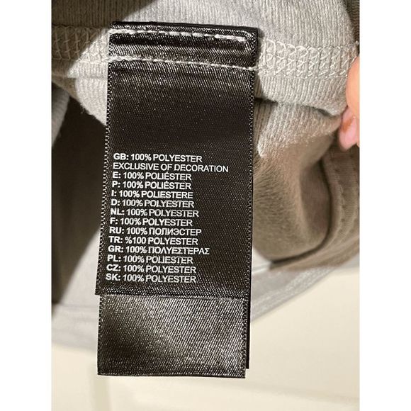 The North Face Men's Heather Gray Quarter Polyester Zip-Up Pullover Size XL - Picture 5 of 8